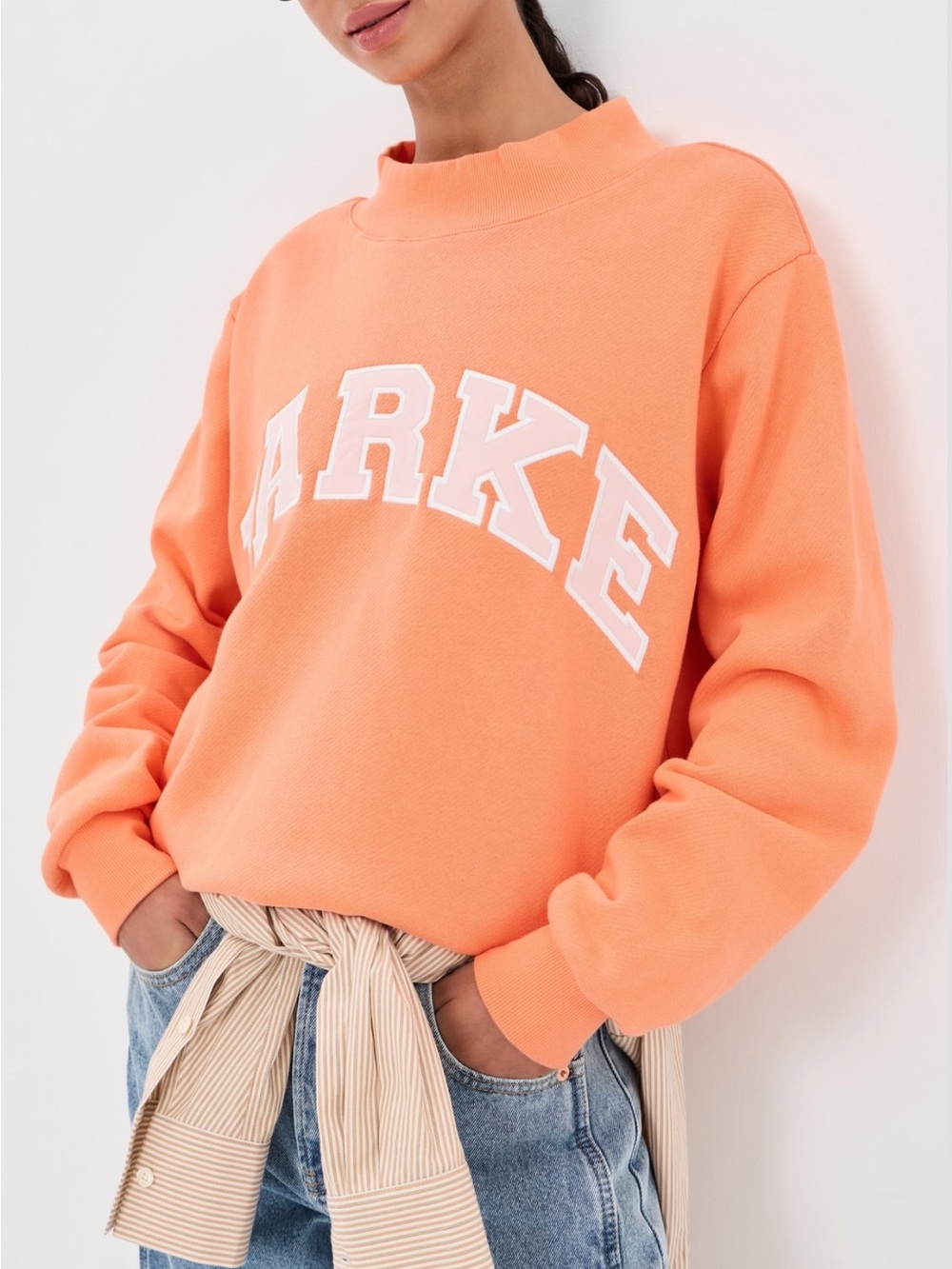 PARKE Creamsicle Mockneck in S/M